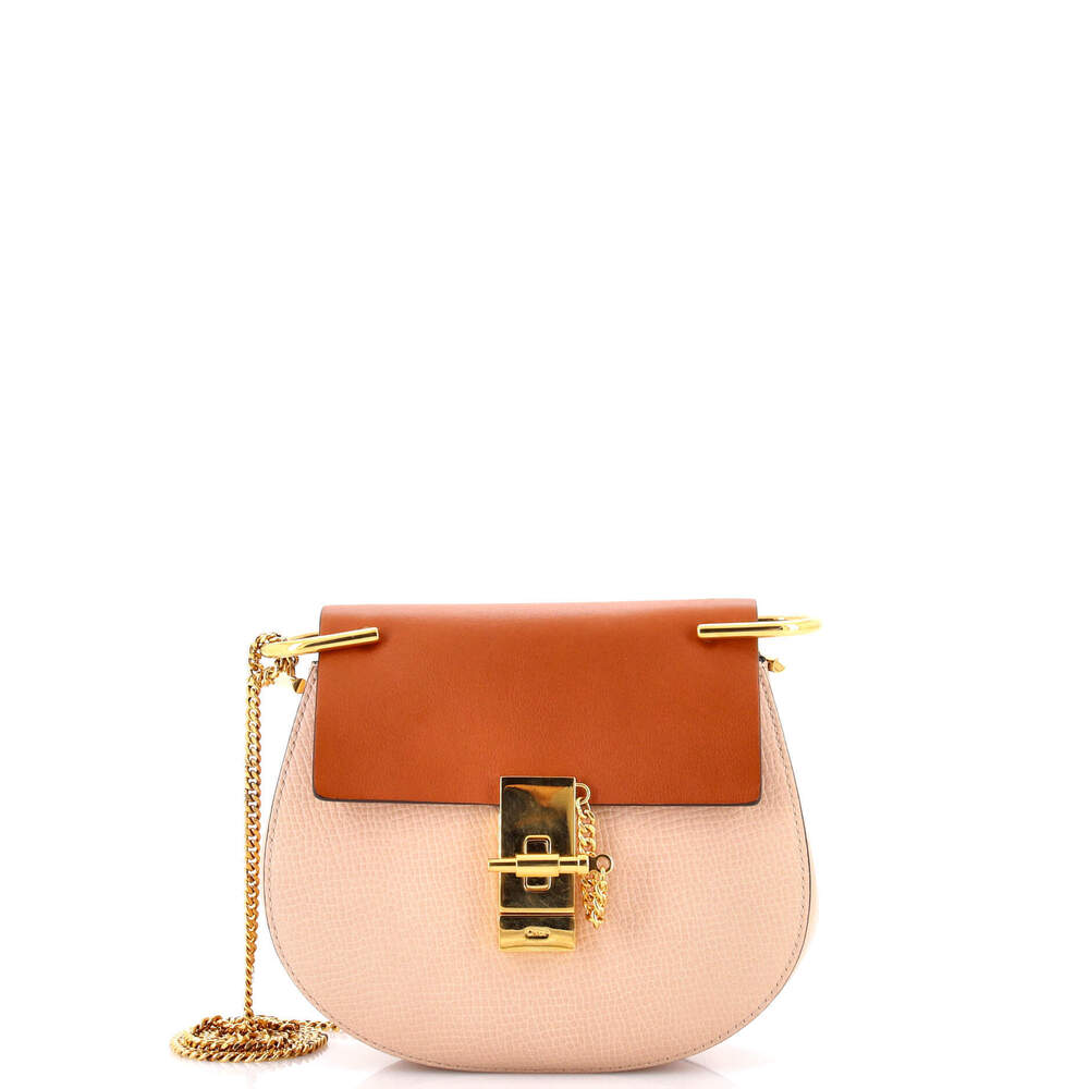 Chloe Mini Drew Crossbody Bag Leather